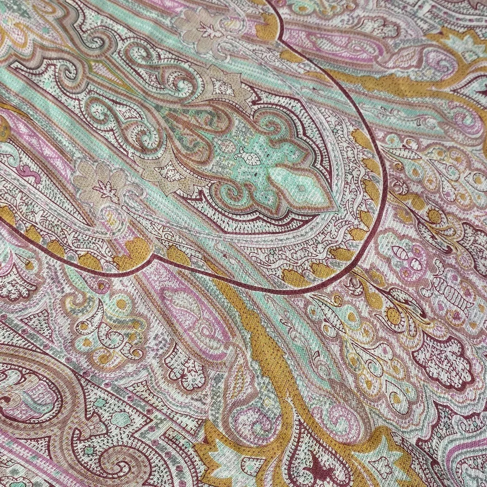Bonnie Elegant Paisley Scarf - Multicolor‎ 100% Silk